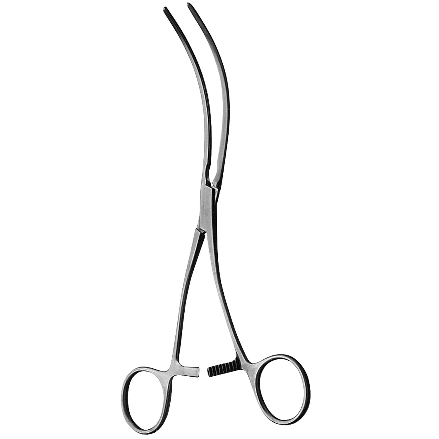 Debakey "S" Shaped Peripheral Vascular Clamp, Jaws 8.5 Cm, 8" (20.0 Cm)